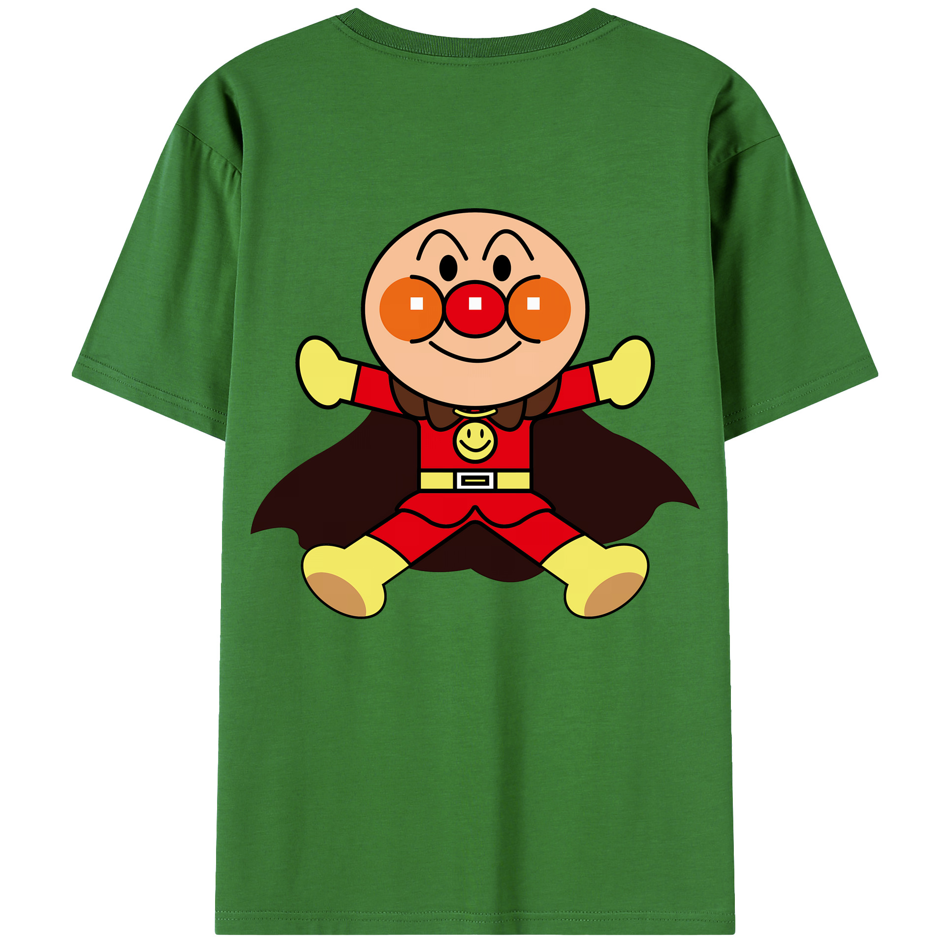 （画像用） アンパンマン Anpanman レディース半袖Tシャツ(バックプリント)